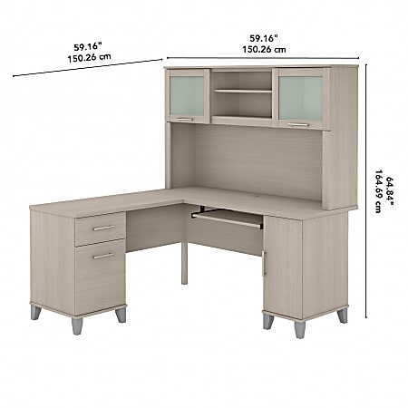 Office depot corner hot sale desk espresso
