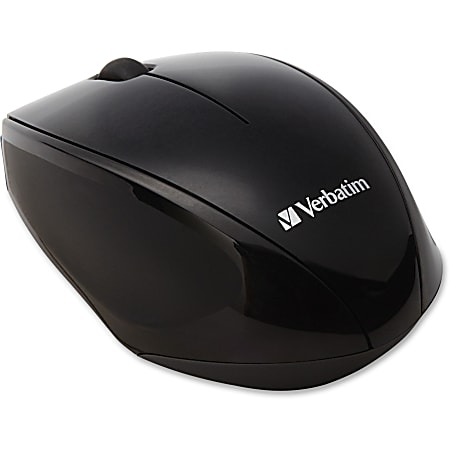 Verbatim® Wireless USB 2.0 Notebook Multi-Trac Blue LED Mouse, Black