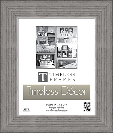 Timeless Frames® Beigh Frame, 14”H x 11”W x 1”D, Gray