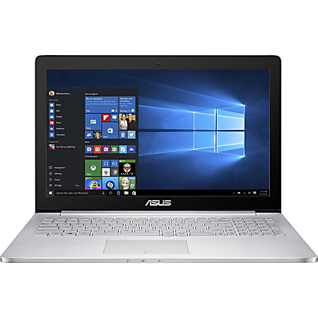 ASUS ZENBOOK Pro UX501VW XS74T - Ultrabook - Core i7 6700HQ / 2.6 GHz - Win 10 Pro 64-bit - 16 GB RAM - 512 GB SSD - 15.6" touchscreen 3840 x 2160 (Ultra HD 4K) - GF GTX 960M - Wi-Fi - silver