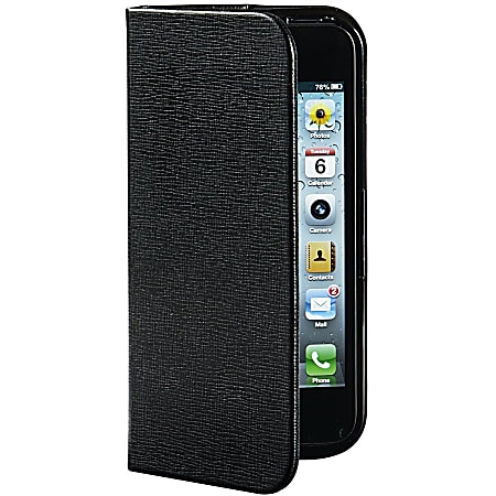 Verbatim Folio Pocket Case for iPhone 5 - Liquorice Black