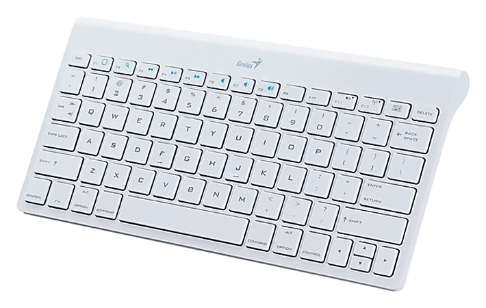 Genius 31320006101 LuxePad 9000 Ultra-thin Bluetooth keyboard for iPad, White