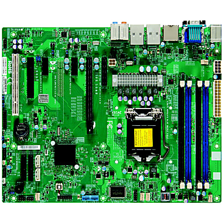Supermicro X9SAE-V Desktop Motherboard - Intel Chipset - Socket H2 LGA-1155 - 32 GB DDR3 SDRAM Maximum RAM - DDR3-1600/PC3-12800, DDR3-1333/PC3-10600 - DIMM, UDIMM - 4 x Memory Slots - Gigabit Ethernet - 2 x USB 3.0 Port - HDMI - 2 x RJ-45 - 6 x SATA