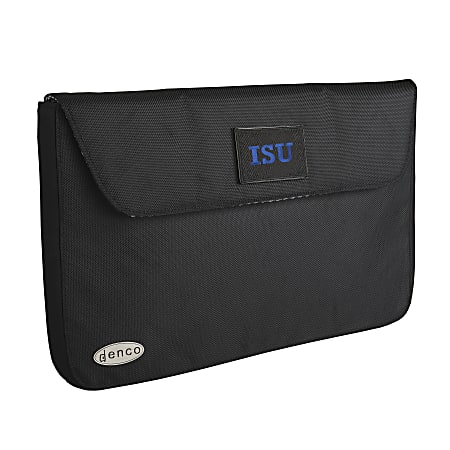 Denco Sports Luggage NCAA Laptop Case With 17" Laptop Pocket, Indiana State Sycamores, Black