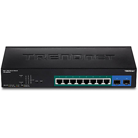 TRENDnet 10-Port Gigabit Web Smart PoE+ Switch