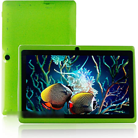 Zeepad 7DRK 4 GB Tablet - 7" - Wireless LAN - Allwinner Cortex A7 A23 Dual-core (2 Core) 1.60 GHz - Green