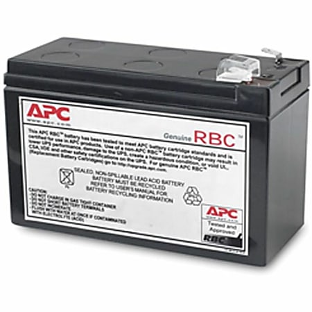 APC Replacement Battery Cartridge #114 - UPS battery - 60 VA - 1x battery - lead acid - black -  - APCRBC114
