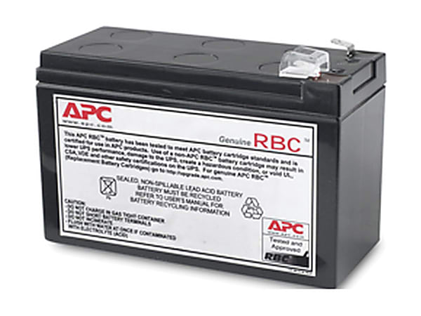 APC Replacement Battery Cartridge #114 - UPS battery - 60 VA - 1x battery - lead acid - black -  - APCRBC114