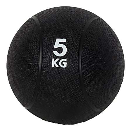 Mind Reader 5KG Medicine Ball, Black
