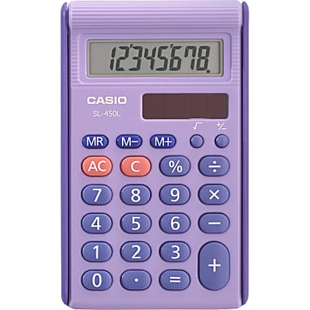 Casio SL-450 Simple Calculator, Teacher Kit, Set of 10