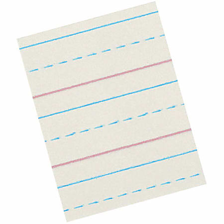 pacon broken midline writing paper grade 3 12 x 14 x 14 sw office depot
