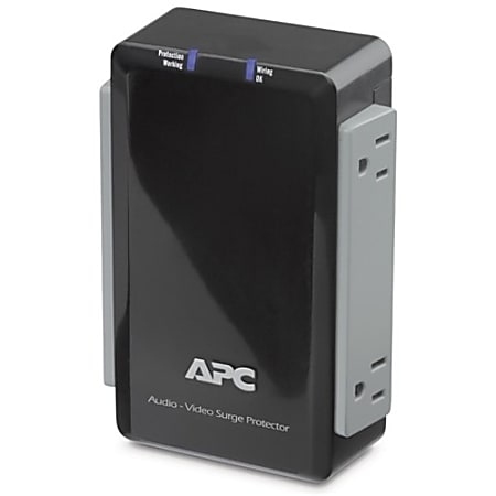 APC P4V 4-Outlets Surge Suppressor - Receptacles: 4 x AC Power