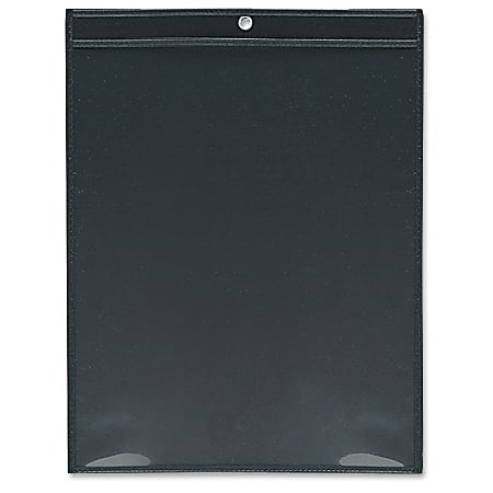 Oxford Top-loading Shop Ticket Holders - Polypropylene, Leather, Metal - 25 / Box - Clear, Black, Transparent