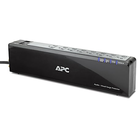 APC Premium 8-Outlets Surge Suppressor - Receptacles: 8 x NEMA 5-15R - 2525J