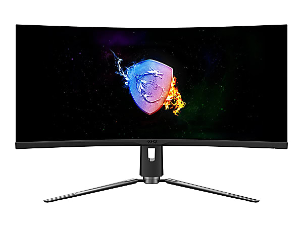 MSI Optix MPG ARTYMIS 343CQR 34 Inch Ultrawide 4K 1000R Curved Display Monitor with HDR400 21:9 - 34" Class - Vertical Alignment (VA) - 3440 x 1440 - 1.07 Billion Colors - FreeSync Premium - 550 Nit - 1 ms MPRT