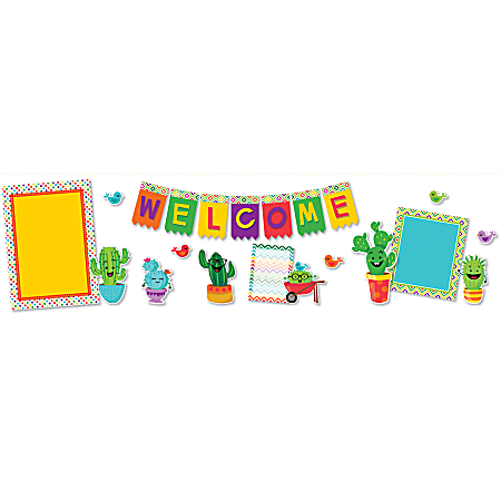 Eureka A Sharp Bunch Welcome Bulletin Board Set