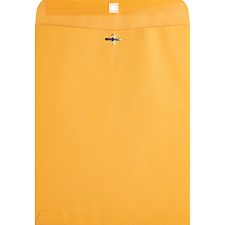 Business Source Heavy-duty Clasp Envelopes - Clasp - #97 - 10" Width x 13" Length - 28 lb - Clasp - Kraft - Kraft - 100 / Box