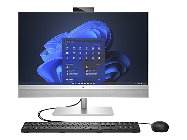 HP EliteOne 870 G9 All-in-One Desktop PC, 27" Screen, Intel® Core™ i5, 16GB Memory, 512GB Solid State Drive, Windows® 11 Pro, WiFi 6