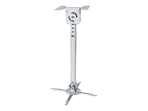 Manhattan Projector Mount, Ceiling, Universal, Tilt & Swivel, Range: 57 to 82cm, Max 20kg, Silver, Lifetime Warranty - Bracket -  - 424851