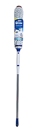 Quickie Wipeout Twist Mop, 48", Silver