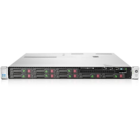 HP ProLiant DL360p G8 1U Rack Server - 1 x Intel Xeon E5-2609 Quad-core (4 Core) 2.40 GHz - 8 GB Installed DDR3 SDRAM - Serial Attached SCSI (SAS) Controller - 0, 1, 10 RAID Levels - 2 x 460 W