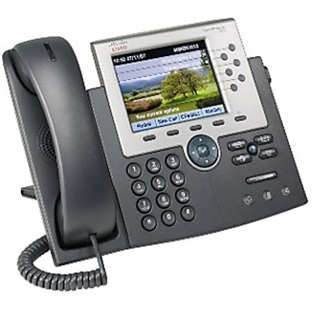 Cisco 7965G IP Phone - 2 x RJ-45 10/100/1000Base-T , 1 x Headset - 6Phoneline(s) - Wall-mountable