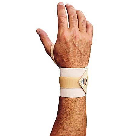 Ergodyne ProFlex® 420 Supports, Wrist, Large/XL, Tan, Pack Of 6 Supports