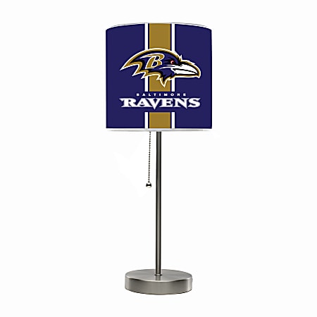 Imperial NFL Table Accent Lamp, 8”W, Baltimore Ravens