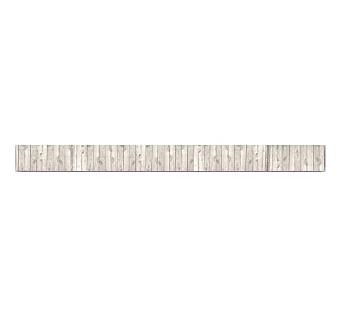 Teacher Created Resources Straight Border Trim, 3" x 35", White Wood, Pack Of 12 Strips