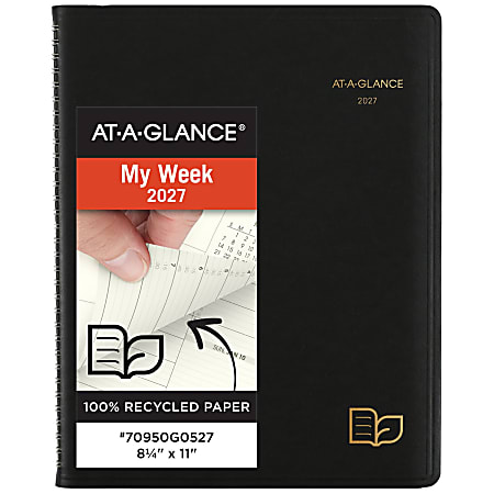 AT-A-GLANCE® Recycled Weekly Monthly Appointment Books