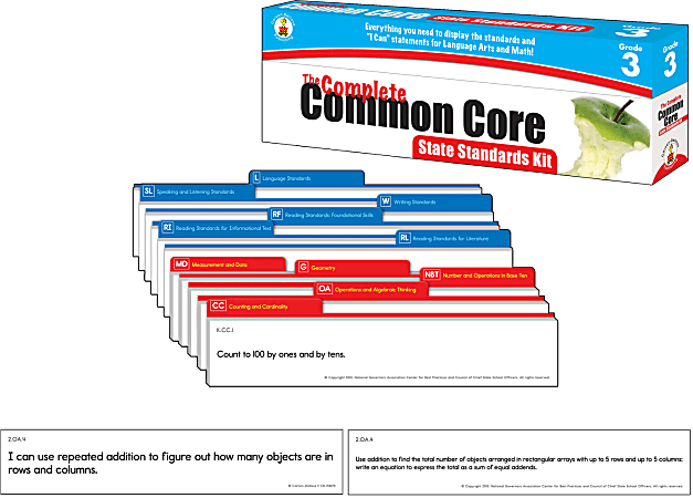 Carson-Dellosa Complete Common Core State Standard Kit, Grade 3