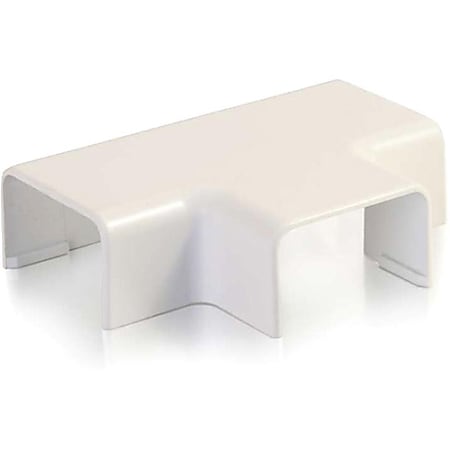 C2G Tyton 1.25in Tee Cover Raceway White - Office Depot