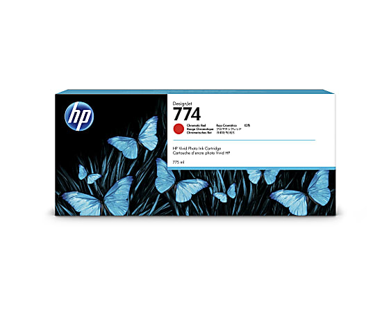 HP 774 DesignJet Chromatic Red Printhead, P2W02A