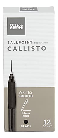 Office Depot® Brand Callisto Soft-Grip Retractable Ballpoint