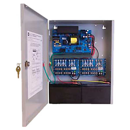 Altronix AL600ULXPD16 Proprietary Power Supply - Wall Mount, Enclosure - 120 V AC Input - 12 V DC, 24 V DC Output