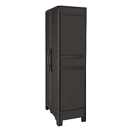 Inval Eclypse 5 Drawer Storage Cabinets 39 H x 13 W x 15 D BlackClear Pack  Of 2 Cabinets - Office Depot