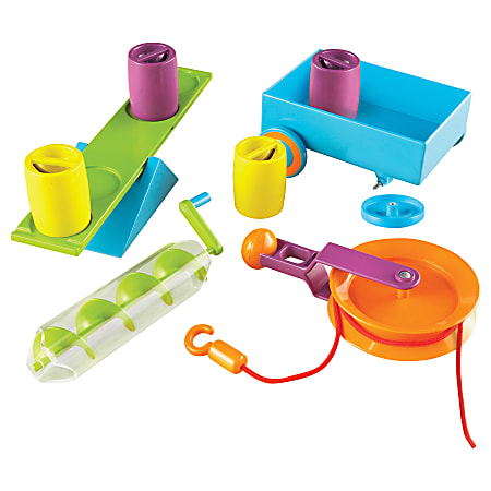 Learning Resources Simple Machines Set - Skill Learning: Mathematics, Science, Physics, Problem Solving