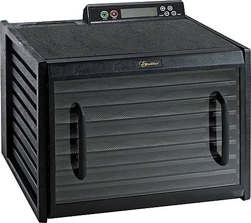 Excalibur Electric 9 Tray Food Dehydrator 10 H x 17 W x 18 D Black - Office  Depot