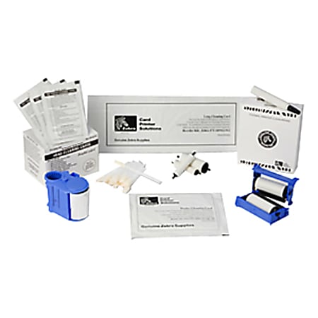 Zebra - Printer cleaning card kit (pack of 50) - for Zebra P330i, P430i