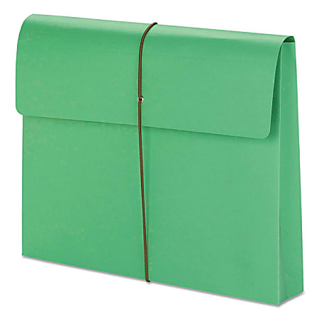 Smead® Color Expanding Wallets, 2" Expansion, Letter Size, Green, Box Of 10