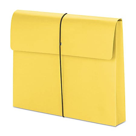 Smead® Color Expanding Wallets, 2" Expansion, Letter Size, Yellow, Box Of 10