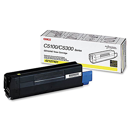 OKI® 42127401 Yellow Toner Cartridge