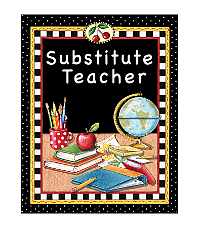 Teacher Created Resources Mary Engelbreit Substitute Teacher Pocket Folders, Pack Of 10