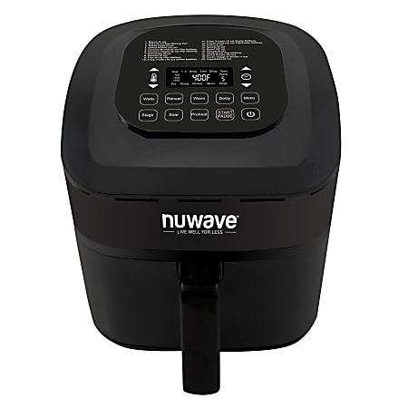 NuWave 37090 Brio 8-Quart Digital Air Fryer, Black