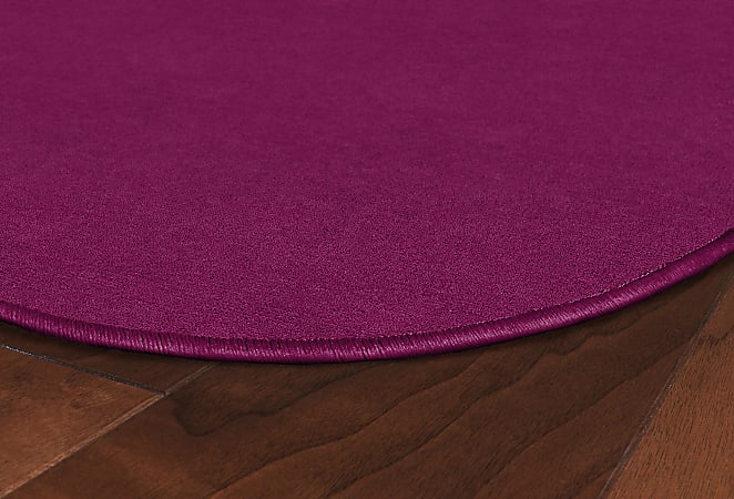 Flagship Carpets Americolors Rug, Round, 12', Cranberry