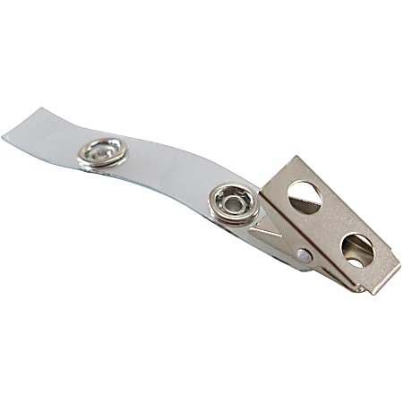 最大90％オフ - 特価 セール Baumgartens ID Strap Clip Adapters ClearSilver Pack Of 25 事務用品