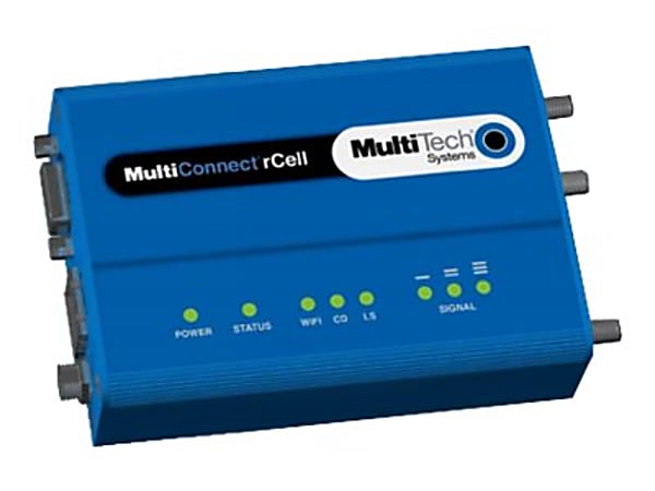 Multi-Tech MultiConnect rCell 100 Series MTR-H6-B19 - Wireless router - WWAN - RS-232 - 802.11b/g/n, Bluetooth 4.0