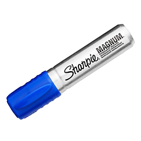 Sharpie Magnum Permanent Marker Chisel Tip Blue 