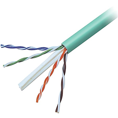Belkin 1000ft Copper Cat6 Cable - 24 AWG Wires - Green - 1000ft - Green