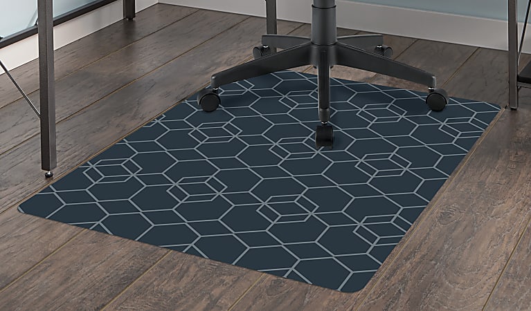 Office Depot Brand Fashion Chair Mat 35 x 40 Hexagon Office Depot